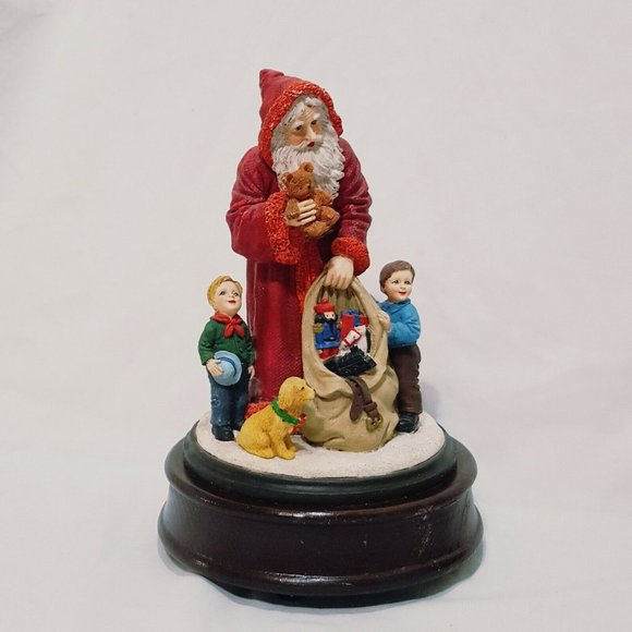 Santa Claus Children Puppy Bag Toys Figurine 9